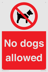 No dogs allowed